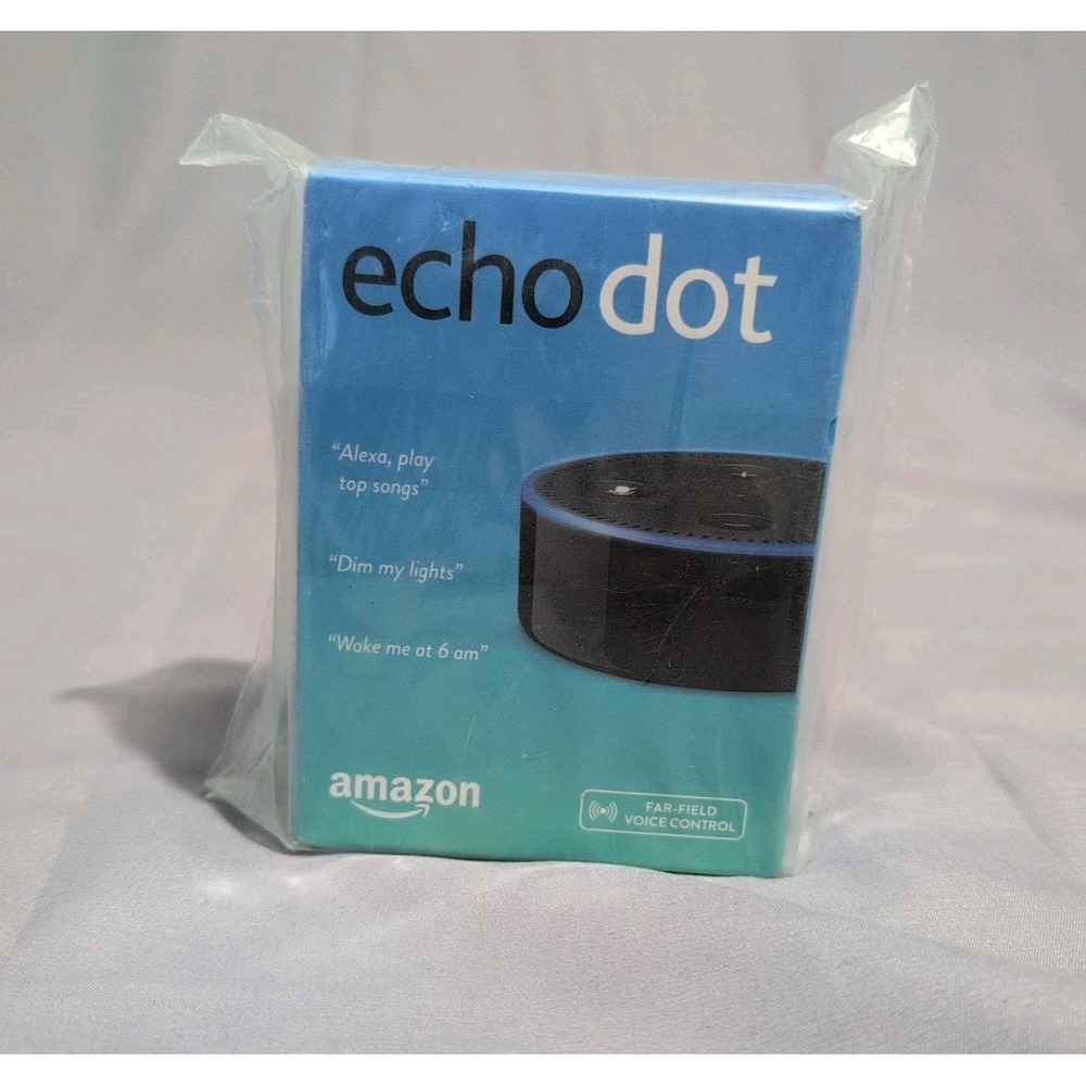 Amazon‎ Echo Dot (2nd Generation) Smart Speaker - Black (Brand New Sealed)